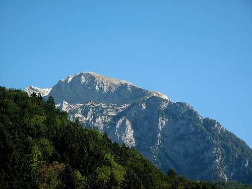 The Hohes Brett (2338m) as seen from Berchtesgaden