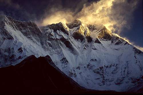 Lhotse South Face, morning