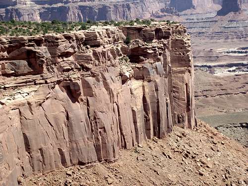 Sheer Cliffs at Canyonlands