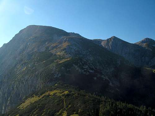 The Schneibstein (2276m) in the early morning