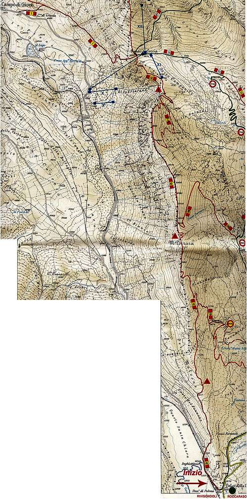 The map of Monte Porrara