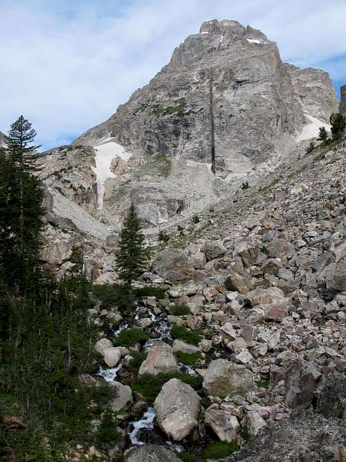 Garnet Canyon stream and boulders