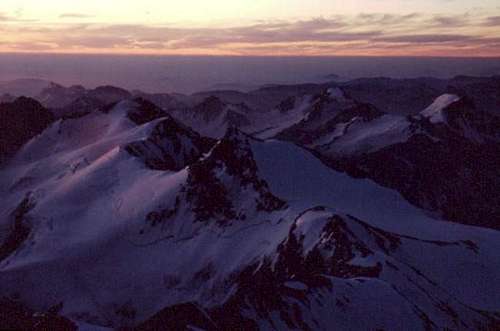 View on summit day 1988....