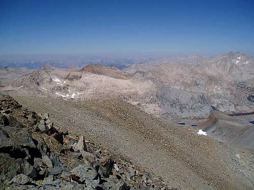 Summit view from Lawson Peak to the north