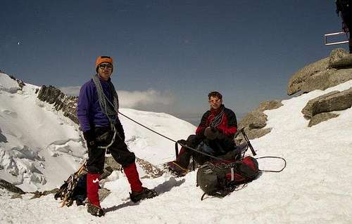 Mont Blanc Du Tacul summit...