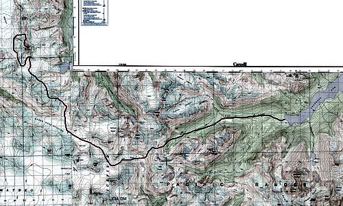 Approach to Mt. Queen Bess Via Franklin Arm