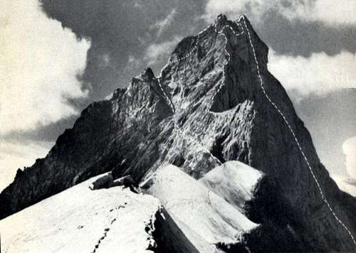 The Gable Notch on the Zinalrothorn