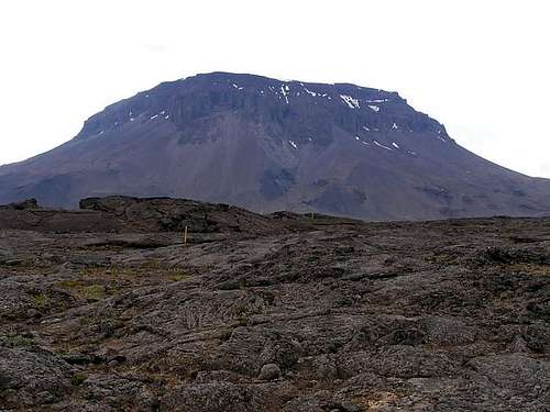 Hiking in the lava field from...