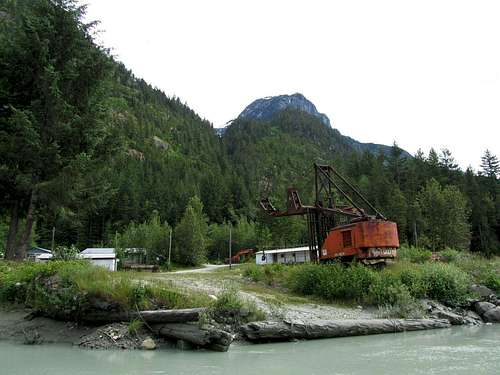 Remote Logging Camp at the end of Butte Inlet