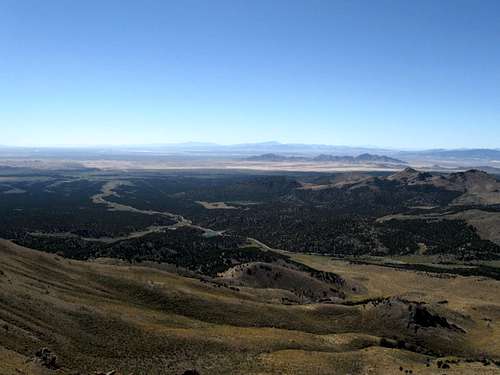 Summit view southwest