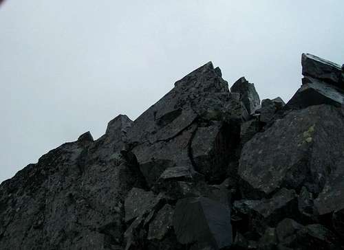 The summit rocks