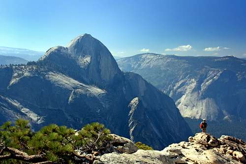 Half Dome from Mt. Watkins