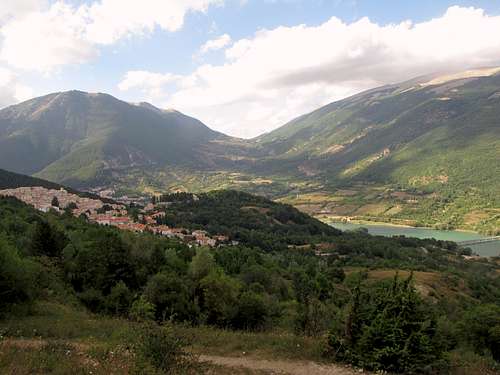 Civitella Alfedena Village near Monte Petroso