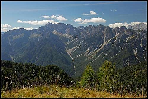 Monte Pramaggiore from below Clapsavon