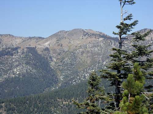 Rose Knob Peak from the Tahoe Rim Trail