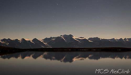 Layla mirrow night view (Koruldi lake)