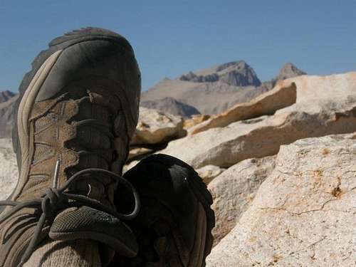 My feet and Mt. Whitney