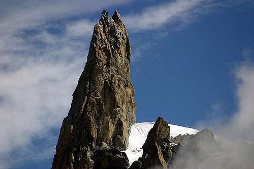 Rock needles in the Alps