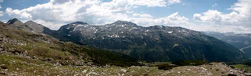 Gaißhorn (2514m), Plankenhorn (2543m), Kassianspitze (2581m), Gertrumspitze (2589m)