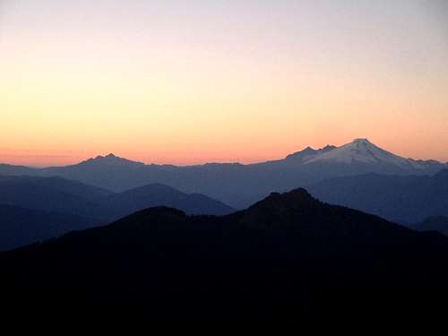Twin Sisters And Mt Baker