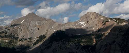 Antoinette Peak and Open Door Mountain