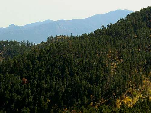 View South to Black Elk Peak