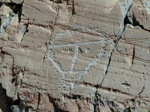 Petroglyph in Valee des Merveilles