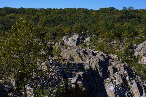 Typical of the Rocks Found Along the Billy Goat Trail