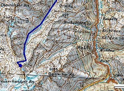 Descent Route Map