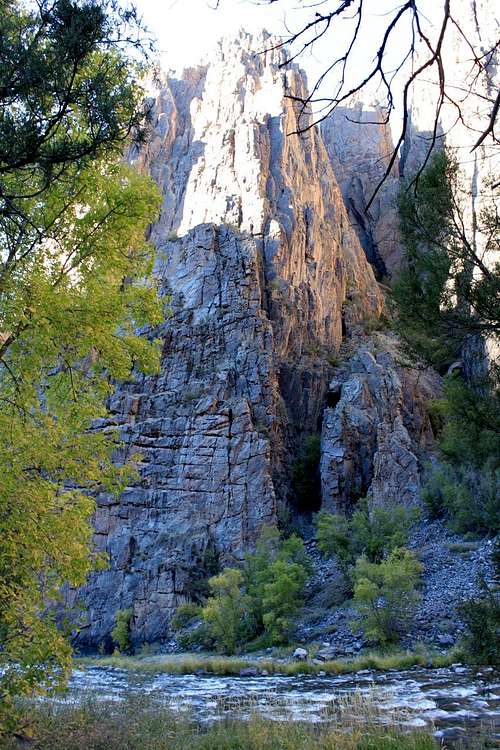 View from the campground