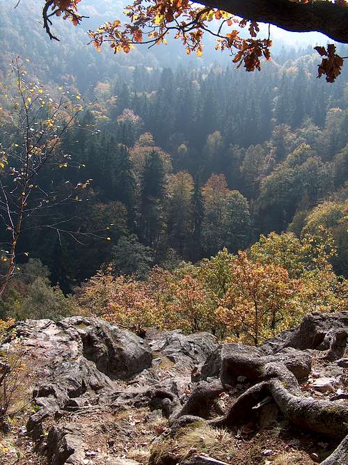 Over the gorge Przełomy pod Książem