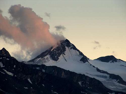 Finailspitze (3516m) after Sunset