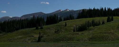 Mount Coffin, Wyoming Peak, and 