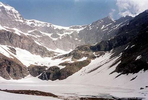 il Rutor (3486 m.) versante Sud