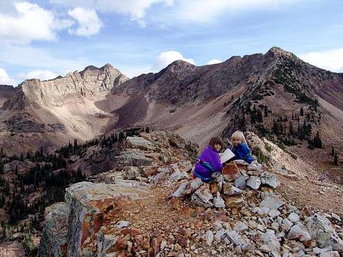 Youngest ever hikers to sundial peak, the most photographed but rarely hiked peak in Wasatch, Utah