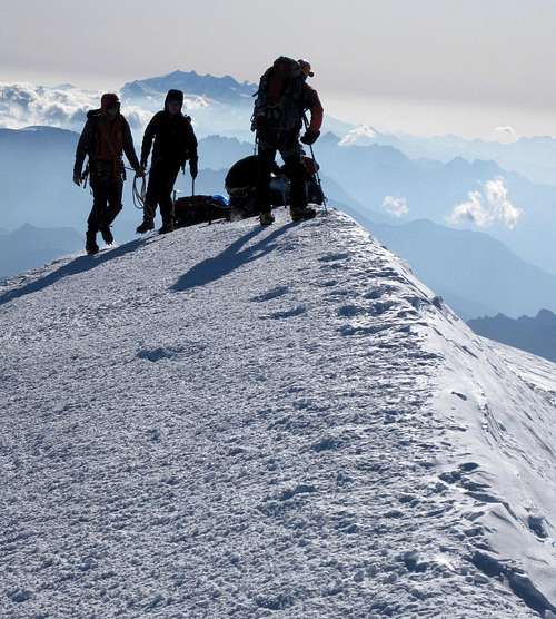 Mont Blanc summit