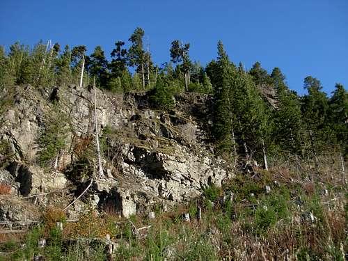 Little Haystack Rock Cliffs