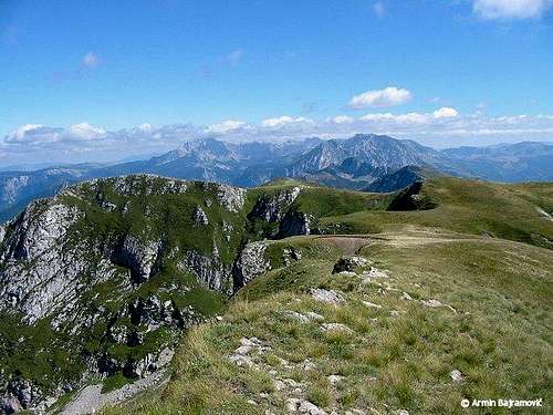 Bregoc. Mountains Maglic and...