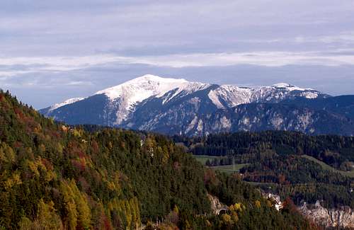View of Schneeberg from Semmering