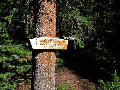 Lost Lake Trail Junction