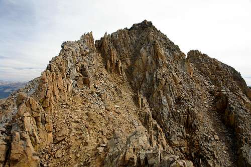 Approaching the main summit of Mount Wilson
