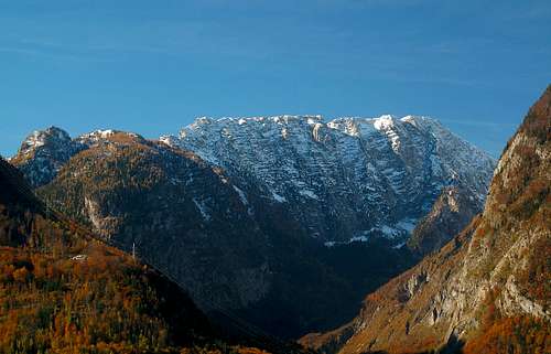 Bluntautal valley and Schneibstein in late October