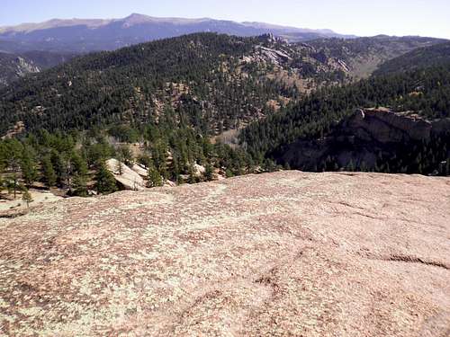 East from the summit