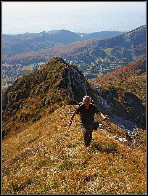 On the SE ridge of Cimon dei Furlani