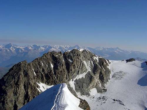 Fletschhorn from summit of...
