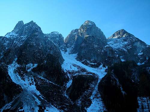 The peaks of the Gosaukamm range