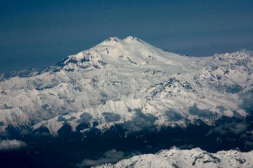 Aerial View of Mt. Elbrus