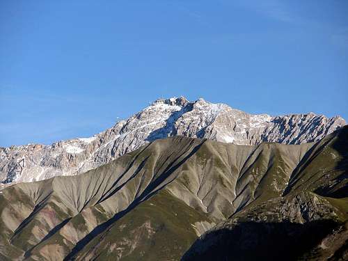 Uncommon view of Zugspitze