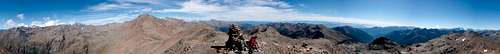 360° summit panorama Gleckspitze / Collecchio