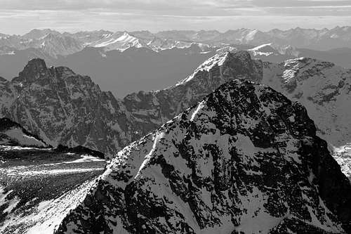 Mount Toll, from Mount Audubon